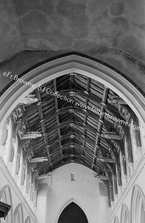 CHURCH ROOF FROM E. THROUGH CHANCEL ARCH